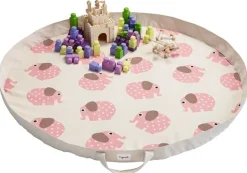 Alfombra de juego elefante rosa - 3 Sprouts
