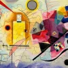 Amarillo Rojo Azul de Kandinsky - Puzzle Michèle Wilson