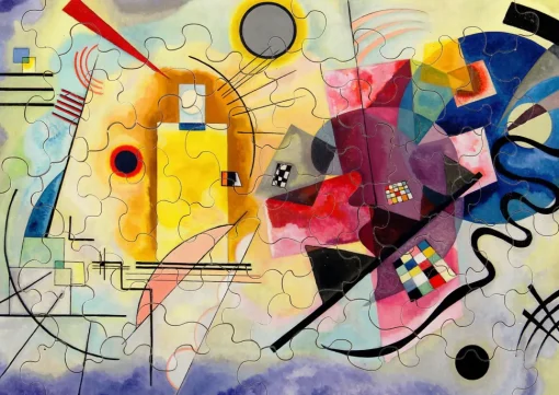 Amarillo Rojo Azul de Kandinsky - Puzzle Michèle Wilson