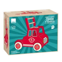 Andador de madera camión de bomberos - Vilac