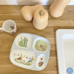 Bandeja de platos con compartimentos Peter Rabbit - Petit Jour