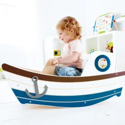 Barco balancín de madera - Hape Toys