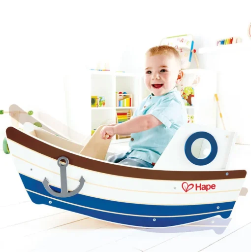 Barco balancín de madera - Hape Toys