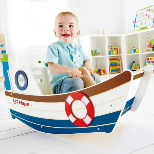 Barco balancín de madera - Hape Toys