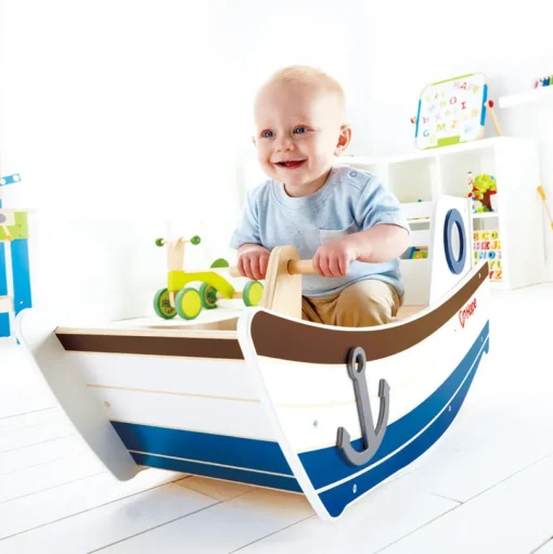 Barco balancín de madera - Hape Toys