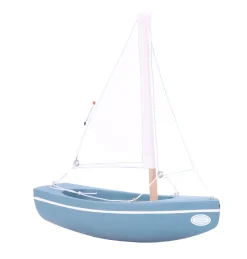 Barco de balandro verde abismo 21cm - Maison Tirot