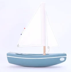Barco de balandro verde abismo 21cm - Maison Tirot