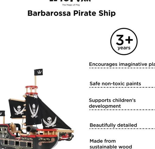 Barco de los Piratas de Barbarroja - Le Toy Van