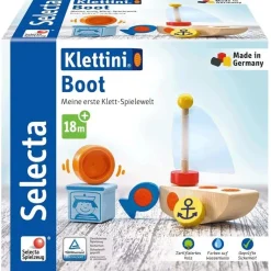 Barco de madera, con velcro 5 piezas - Selecta