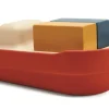 Barco modular rojo grande 21 cm - Plan Toys