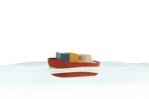 Barco modular rojo grande 21 cm - Plan Toys
