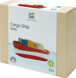 Barco modular rojo grande 21 cm - Plan Toys