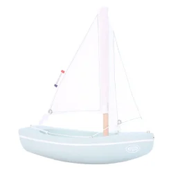 Barco Sloop verde agua 21cm - Maison Tirot