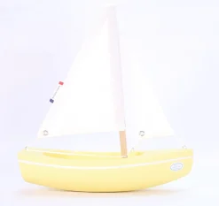 Barco The Sloop amarillo 21cm - Maison Tirot