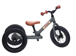 Bicicleta sin pedales 2 in 1 gris mate - Trybike