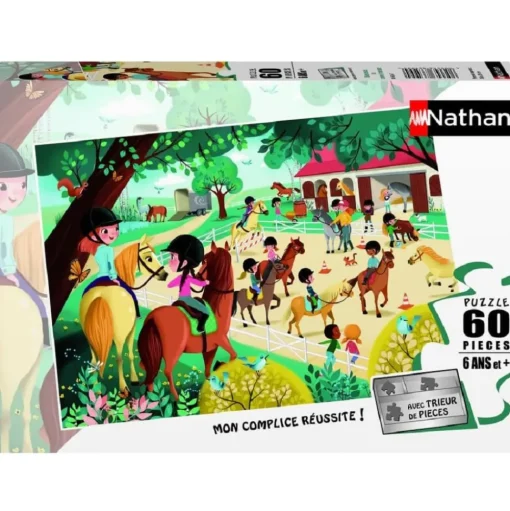 Bienvenido al Centro Ecuestre Puzzle 60 piezas - Nathan