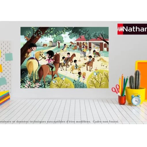 Bienvenido al Centro Ecuestre Puzzle 60 piezas - Nathan