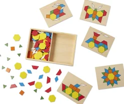 Bloques y tableros con motivos de aprendizaje - Melissa & Doug