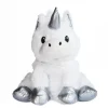 Bolsa de agua caliente de plata de unicornio - Pelucho