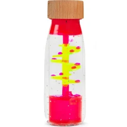 Botella sensorial Move Espiral rosa - Petit Boum