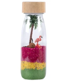 Botella sensorial Spy Pink Flamingo - Petit Boum