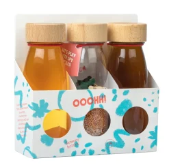3 Botellas sensoriales Woodland - Petit Boum
