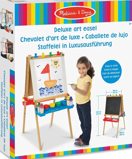 Caballete de arte de madera de pie - Melissa & Doug