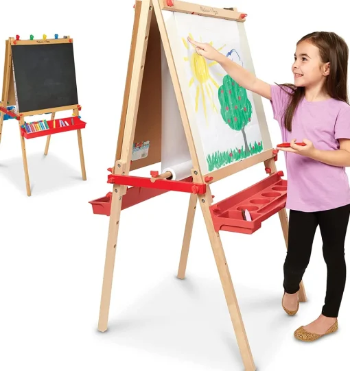 Caballete de arte de madera de pie - Melissa & Doug