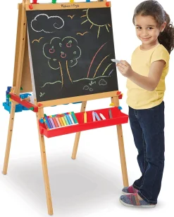 Caballete de arte de madera de pie - Melissa & Doug