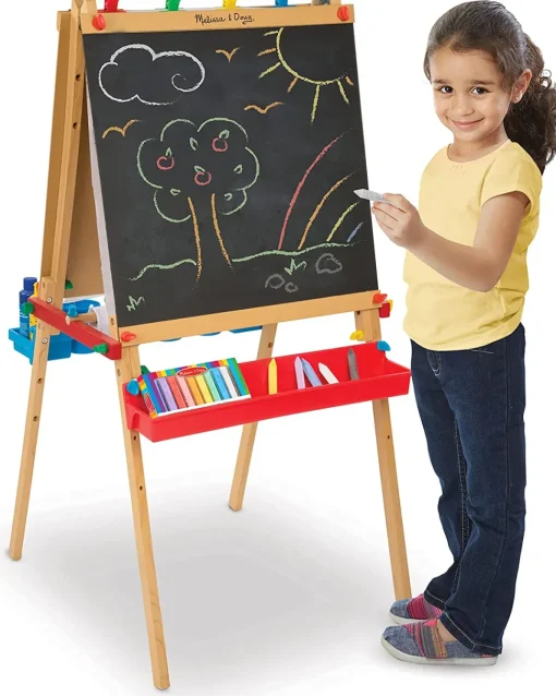 Caballete de arte de madera de pie - Melissa & Doug