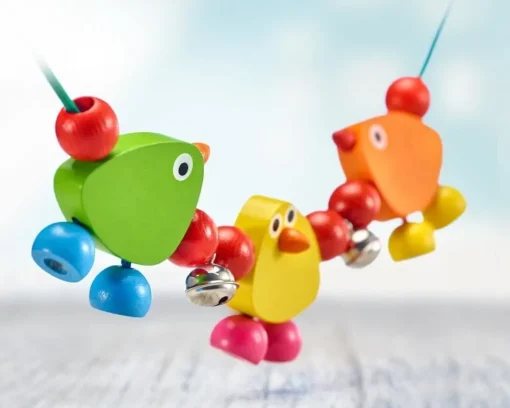 Cadena de cochecitos Piepolini tres pájaros - Selecta