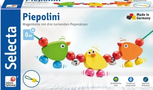 Cadena de cochecitos Piepolini tres pájaros - Selecta