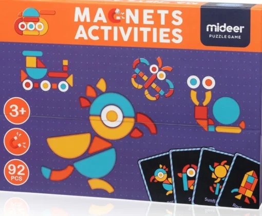 Caja de 92 formas magnéticas - Mideer