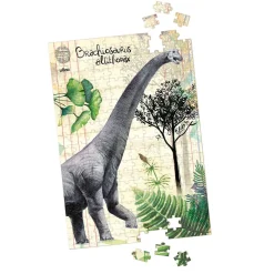 Caja de 3 puzzles y carteles de dinosaurios - Vilac