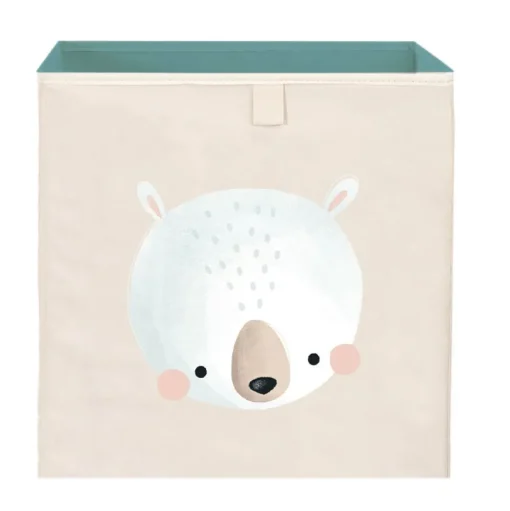 Caja de almacenamiento cuadrada Munchy el oso - Sassi Junior