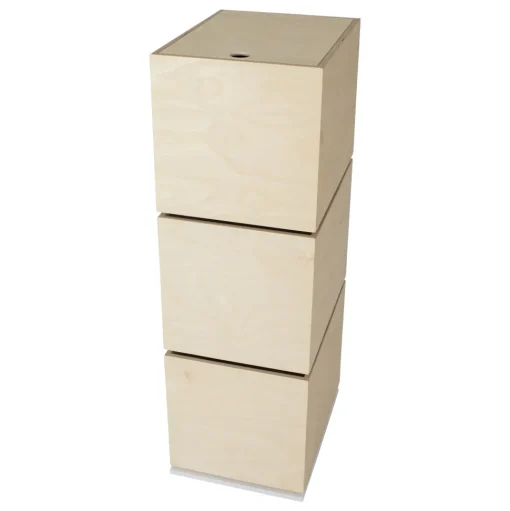 Caja de juguetes de carrusel - 3 cajas - In2wood