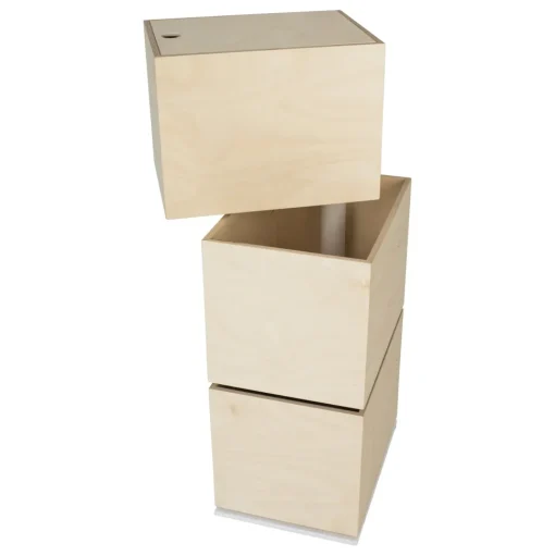 Caja de juguetes de carrusel - 3 cajas - In2wood
