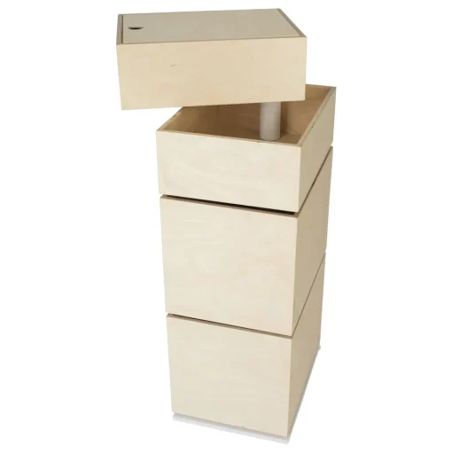 Caja de juguetes de carrusel - 4 cajas - In2wood