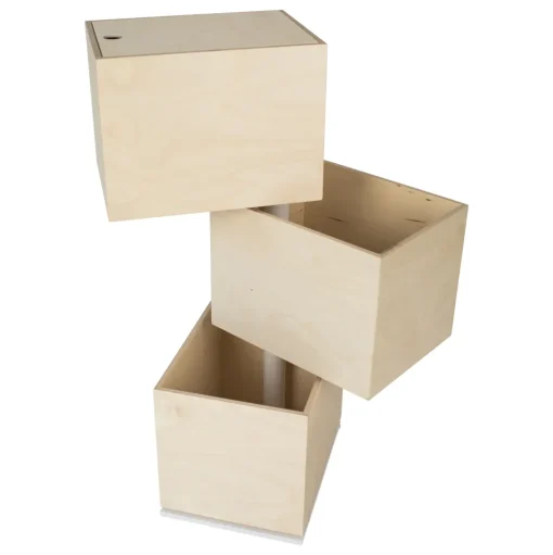 Caja de juguetes de carrusel - 3 cajas - In2wood