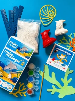 Caja de moldeo Delfín y su bebé - Mako Créations