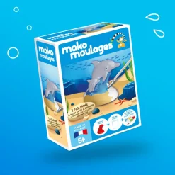 Caja de moldeo Delfín y su bebé - Mako Créations