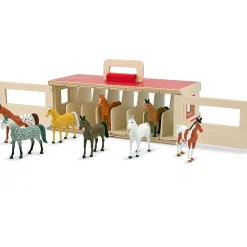 Cajas para caballos transportables de gran tamaño - Melissa & Doug