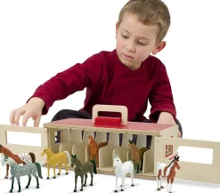 Cajas para caballos transportables de gran tamaño - Melissa & Doug