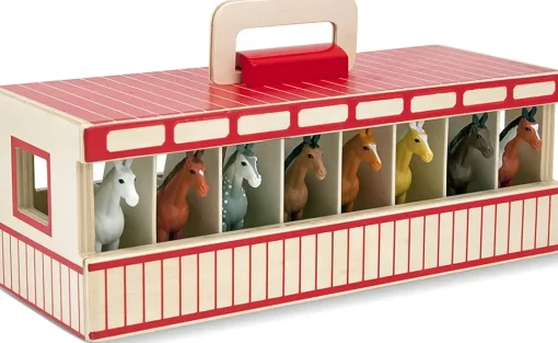 Cajas para caballos transportables de gran tamaño - Melissa & Doug