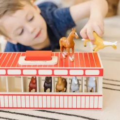 Cajas para caballos transportables de gran tamaño - Melissa & Doug