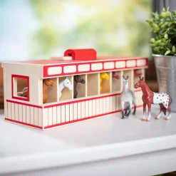 Cajas para caballos transportables de gran tamaño - Melissa & Doug