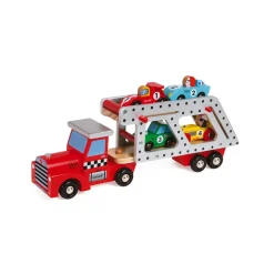 Camión de transporte de 4 coches Story - Janod