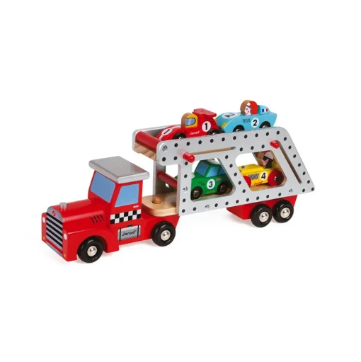 Camión de transporte de 4 coches Story - Janod