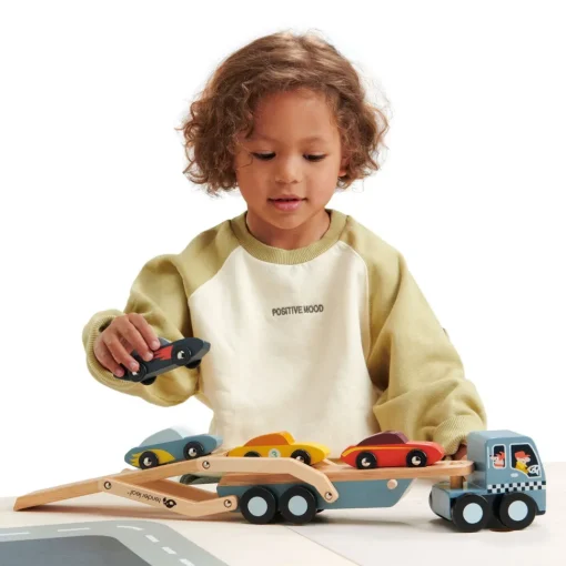 Camión transportador de coches - Tender Leaf Toys