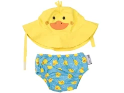 Camisa y sombrero de pato (6-12M) - Zoocchini